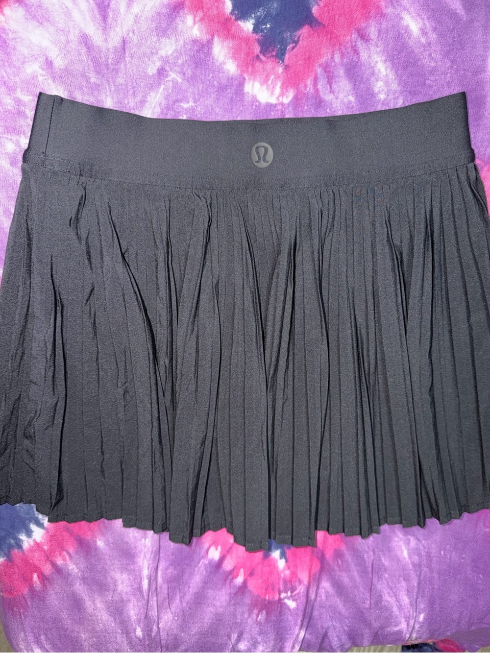 lululemon athletica Black Pleated Tennis Skort